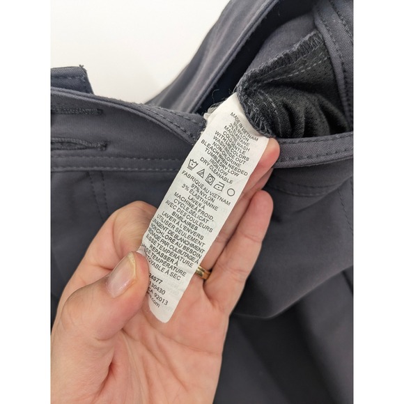 Prana Halle Pant Womens 14 Tall Gray Cargo Roll Up Leg Outdoor Gorpcore Casual - Picture 6 of 9